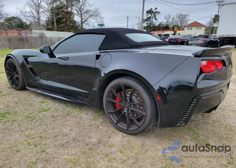 2019 Chevrolet Corvette Grand Sport 2Lt из США, поврежденный, VIN 1G1YY3D72K5121941